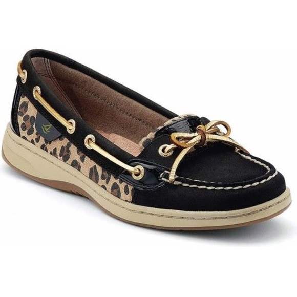 Black leopard sperrys Clearance